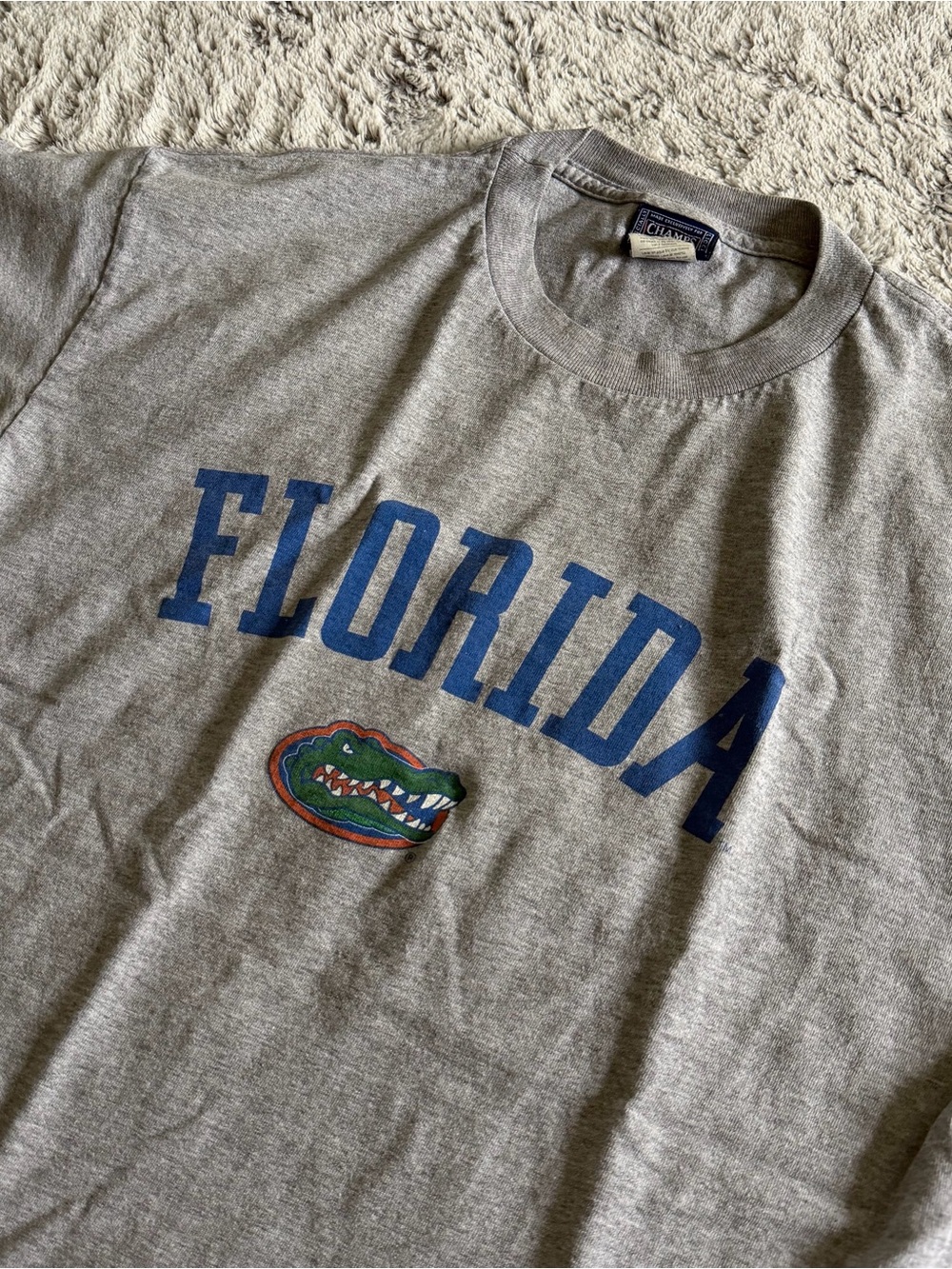 Vintage Florida Gators Champs Sports T-Shirt
Men's Med Gray Team 90s NCAA